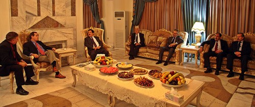 وفد الاتحاد الوطني الكوردستاني يلتقي السفير الامريكي